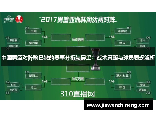 中国男篮对阵黎巴嫩的赛事分析与展望：战术策略与球员表现解析